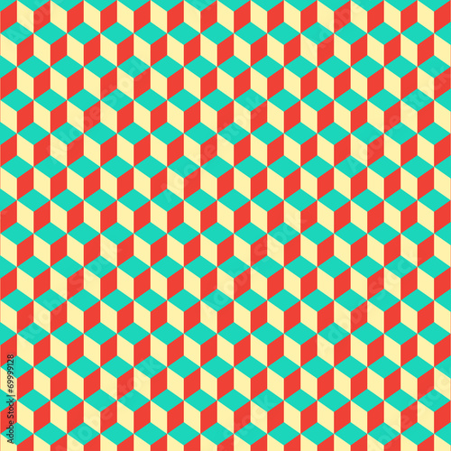 Abstract vector 3D cubes geometric background