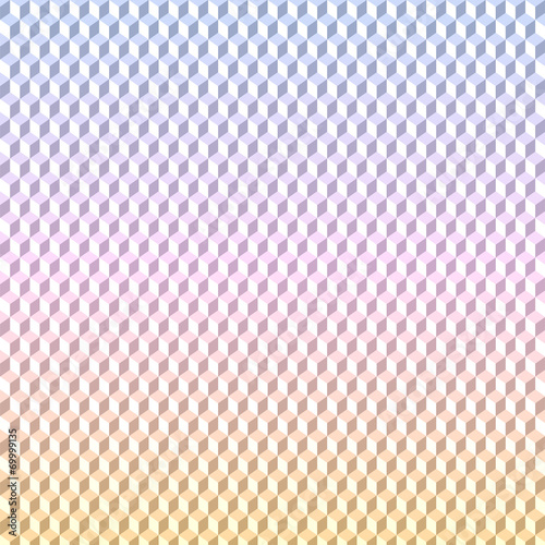 AAbstract vector 3D cubes geometric background