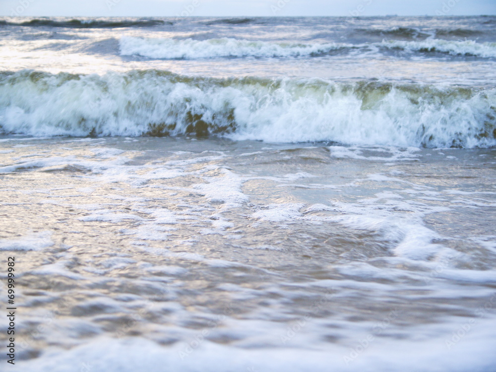 wave in the Baltic Sea