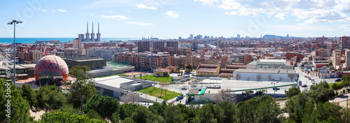  Badalona and Barcelona from high point #69999914