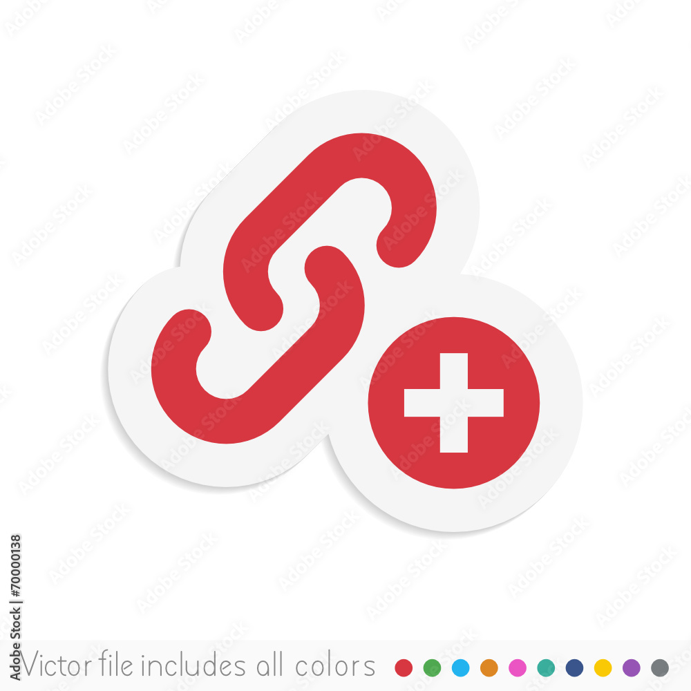 Fototapeta premium Sticky Icon