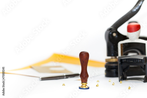 Notary public Embosser, Stamp, Stapler & Puncher photo