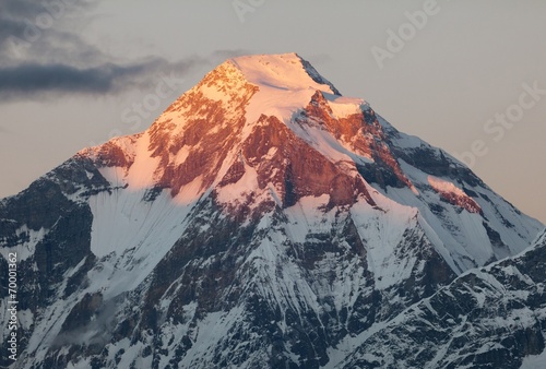 Evening view of mount Dhaulagiri - Nepal