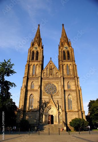 Church of St. Ludmila in Prague, Czech Republic