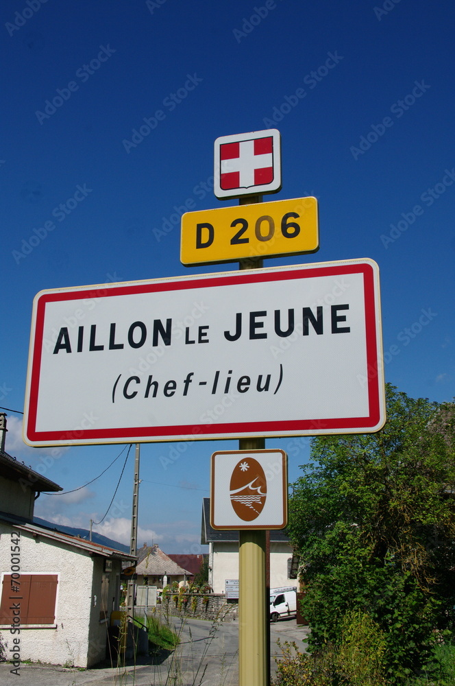 Obraz premium aillon le jeune-savoie