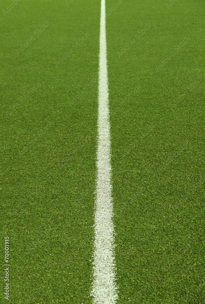 Soccer field grass on the green