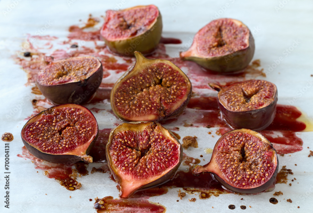 Baked Figs with sugar muskovado