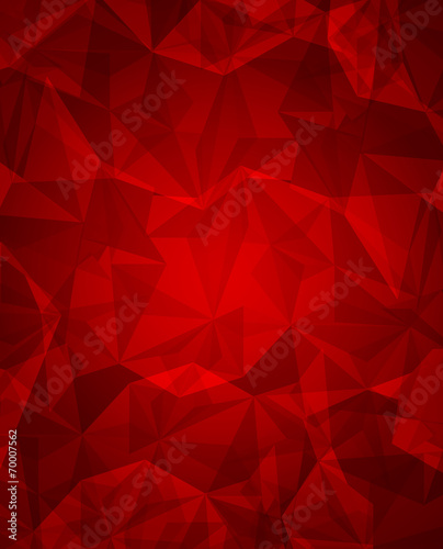 Beauty and fashion concept stylish red background