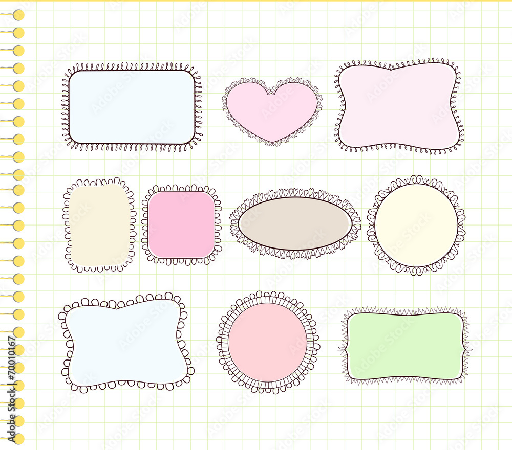 cute doodle frames cute doodle frames