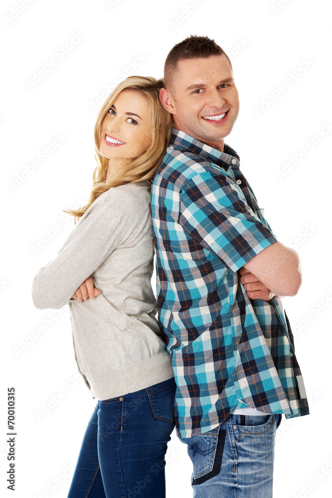 Portrait of happy couple