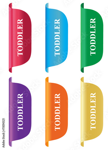 Toddler, tag, label, badge, vertical