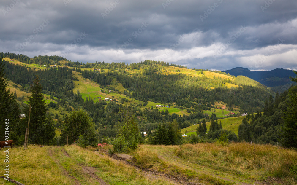 Naklejka premium Ridge Marmarosy