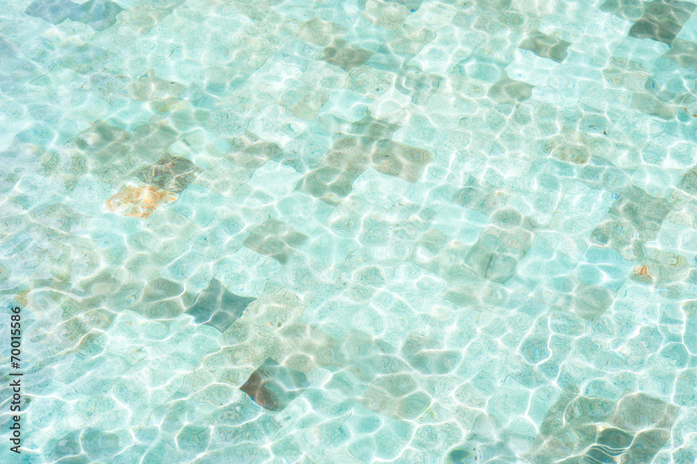 Texture of water surface in swimming pool