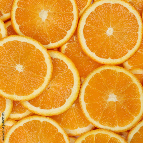 Hintergrund aus Orangen Scheiben