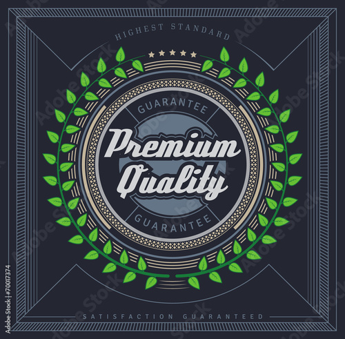 Premium Quality label. EPS8.