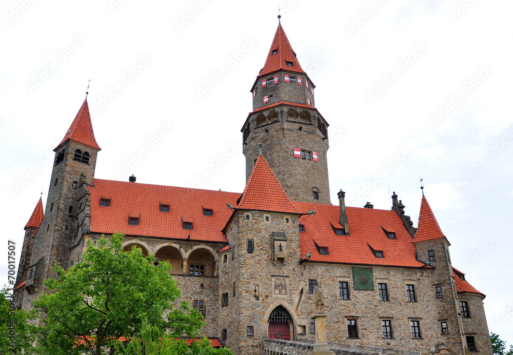 Old Castle bouzov, Moravia, Czech Republic, Europe