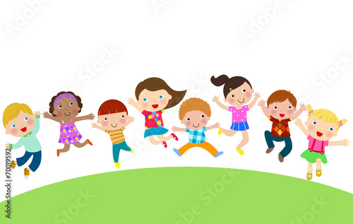 Jumping kids