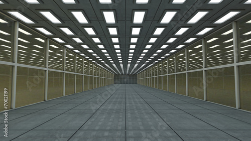 Futuristic corridor