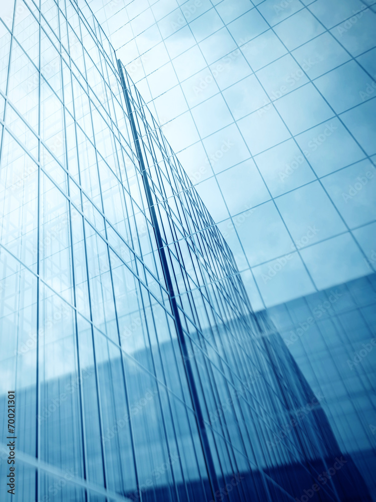 Skyscraper's glass walls Skyscraper's glass walls