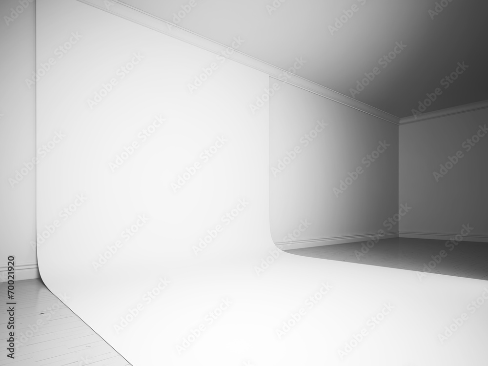 Obraz premium white studio background
