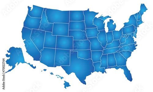 United States of America map