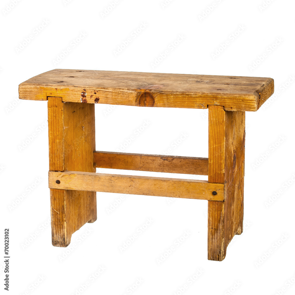 Small wooden bench Small wooden bench