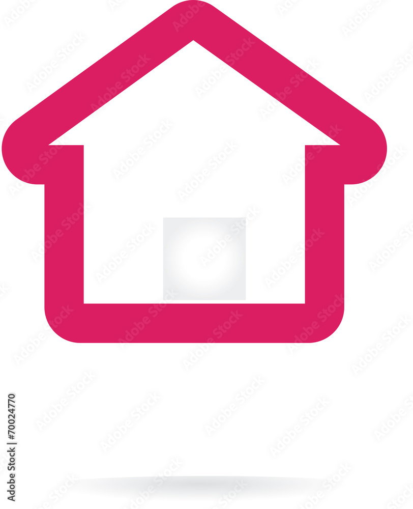 Abstract vector home icon