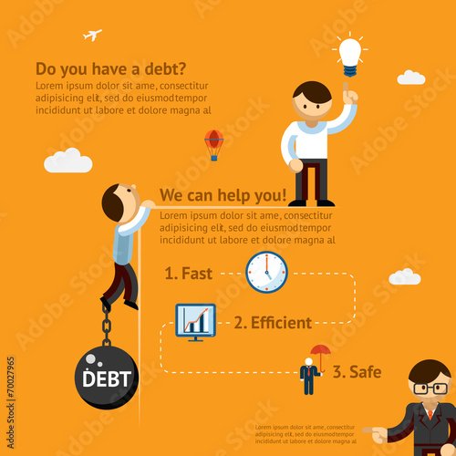 debt poster concept