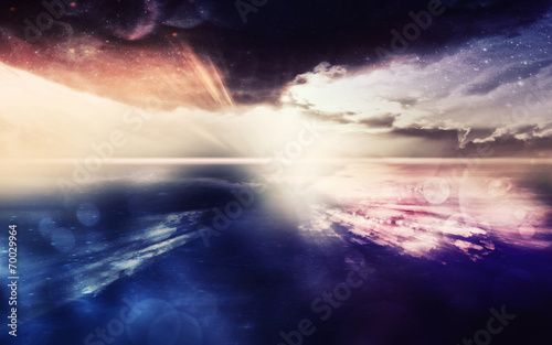 Fototapeta Naklejka Na Ścianę i Meble -  Digital created fantasy scene.