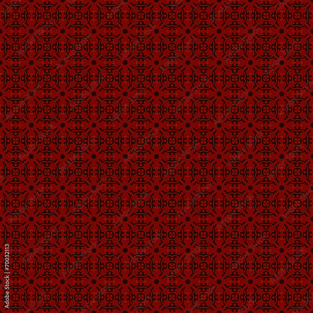 Red on black abstract background