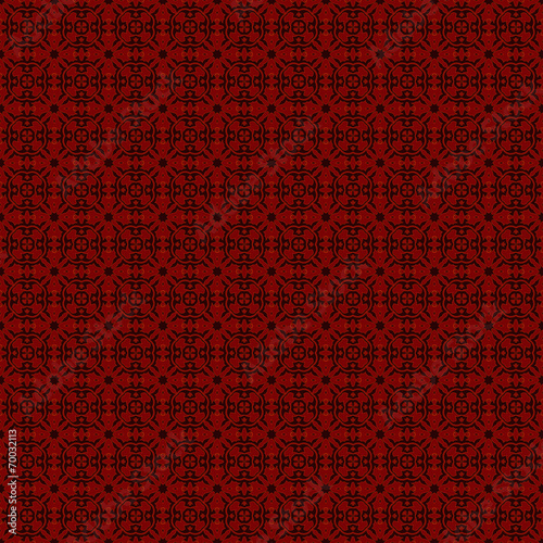 Red on black abstract background