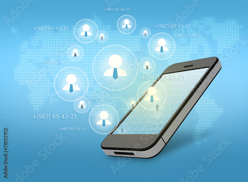 Group network for successful business in a smartphone