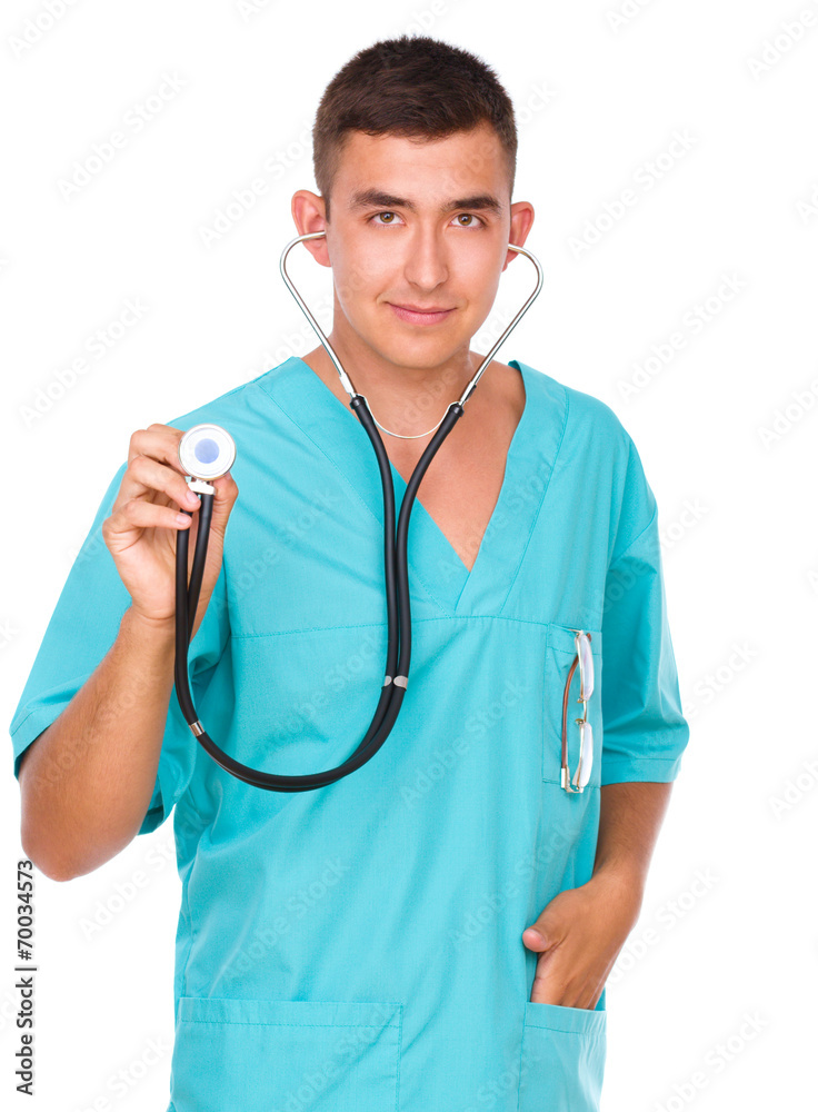 Portrait of medical male doctor