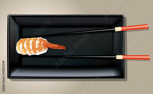 Vector of Nigiri Sushi