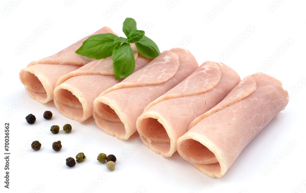 sliced ham