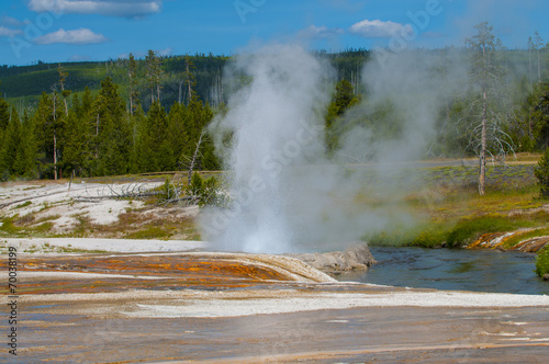 Cliff Geyser - Black Sand Basin Yellowstone