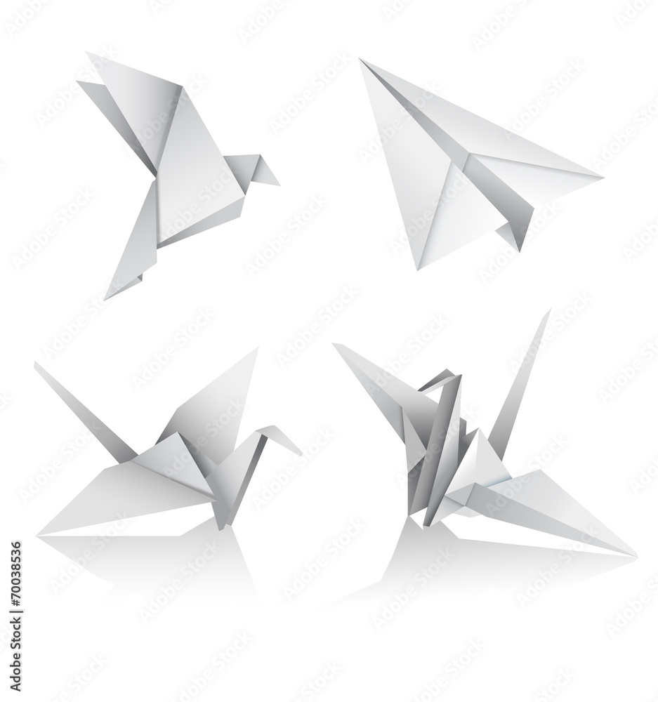 Fototapeta premium paper figures