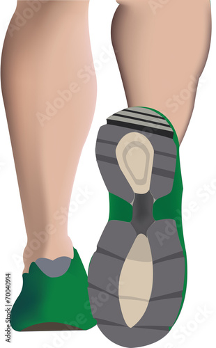 gambe da corridore