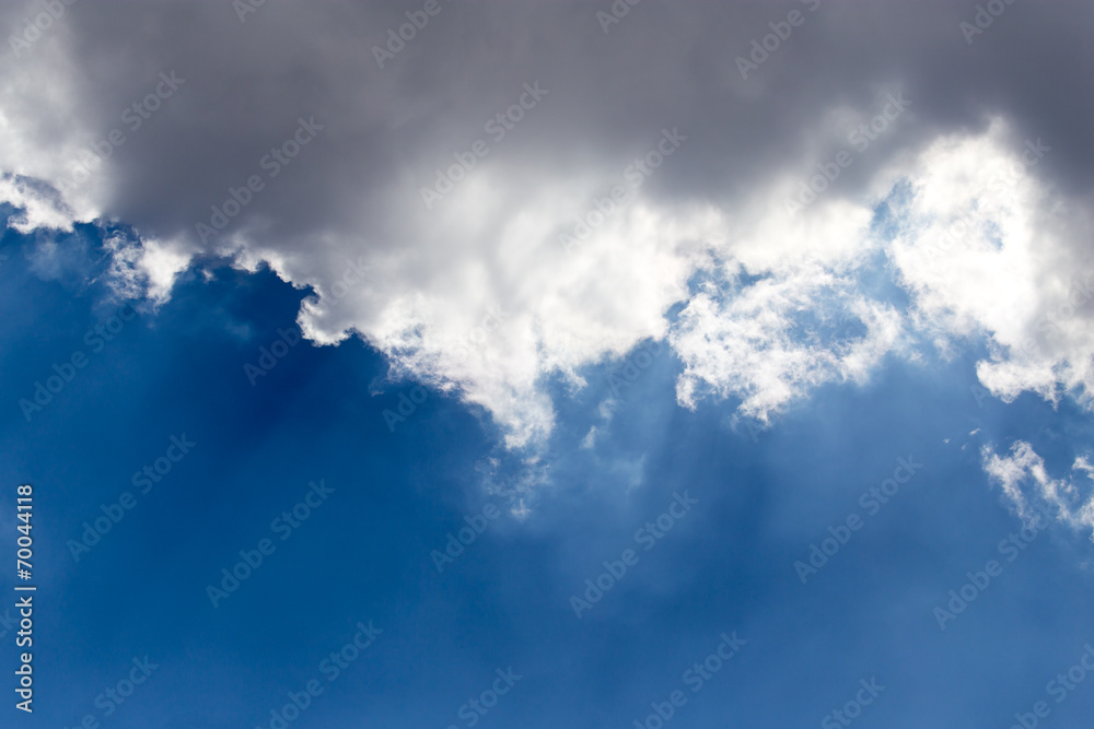 Obraz premium beautiful clouds in the blue sky