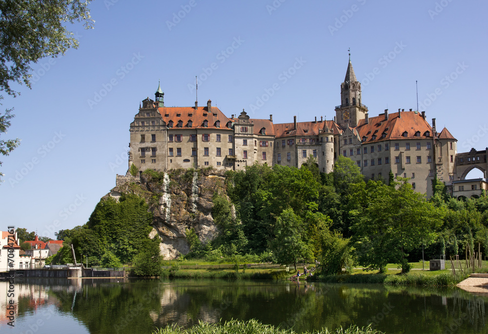 Sigmarigen Castle on the Danube, Baden-Wuerttemberg