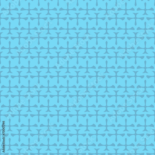 Blue seamless pattern © Hanna