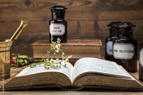 The ancient natural medicine, herbs and medicines