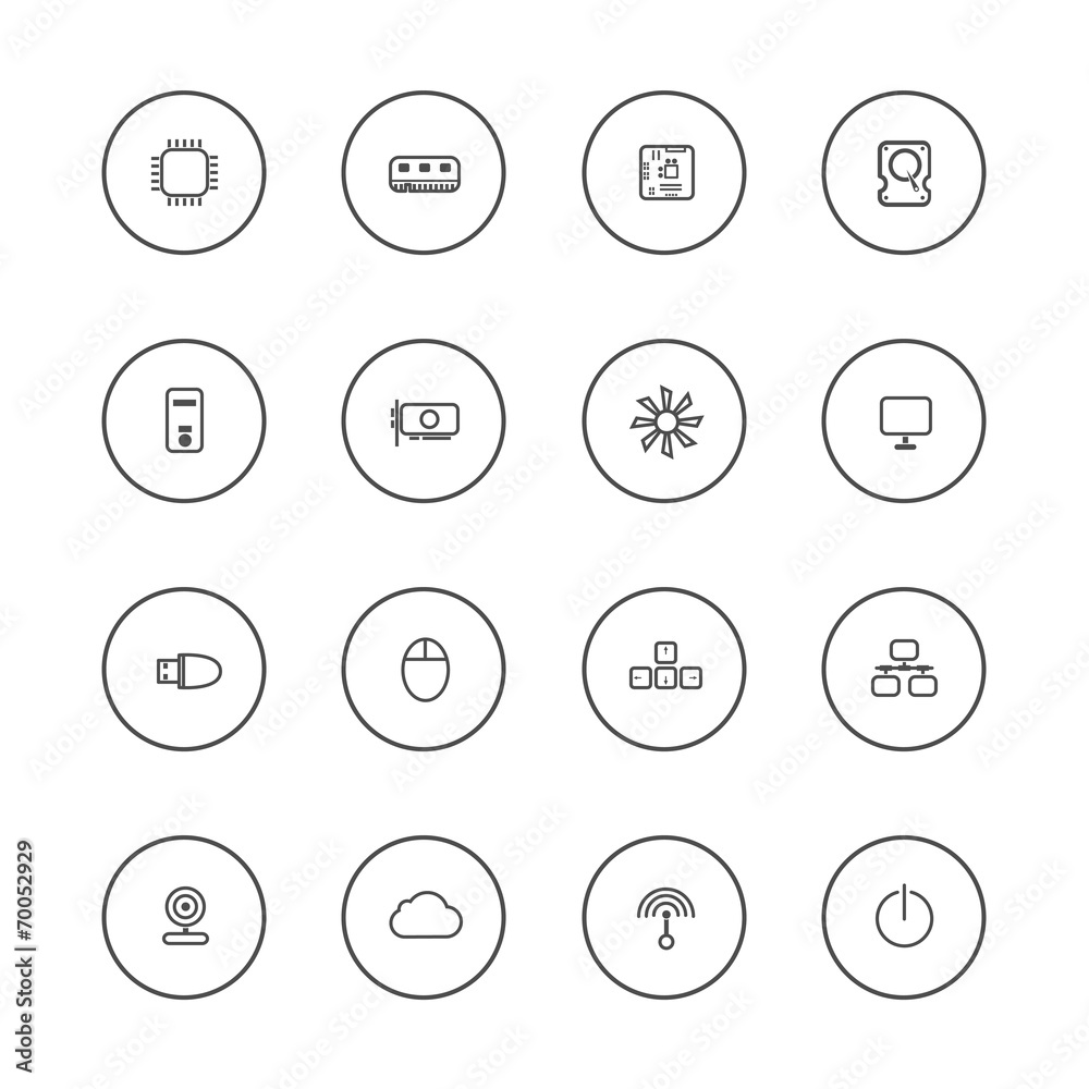 Computer icons vector Computer icons vector