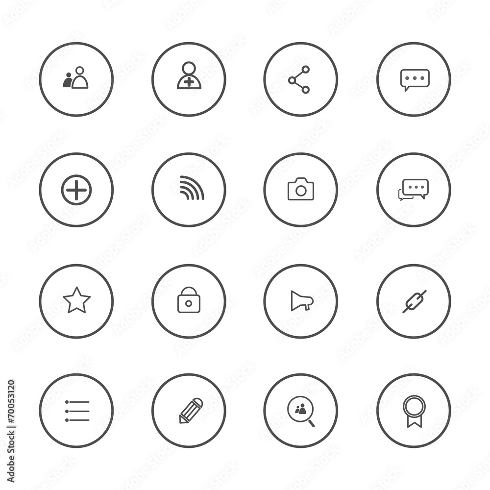 Social network icons vector Social network icons vector