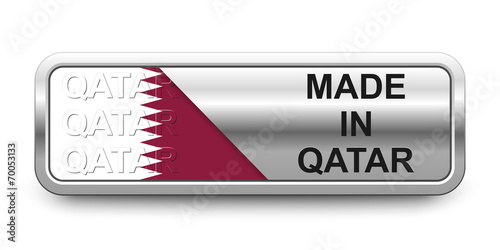 Made in Qatar Button