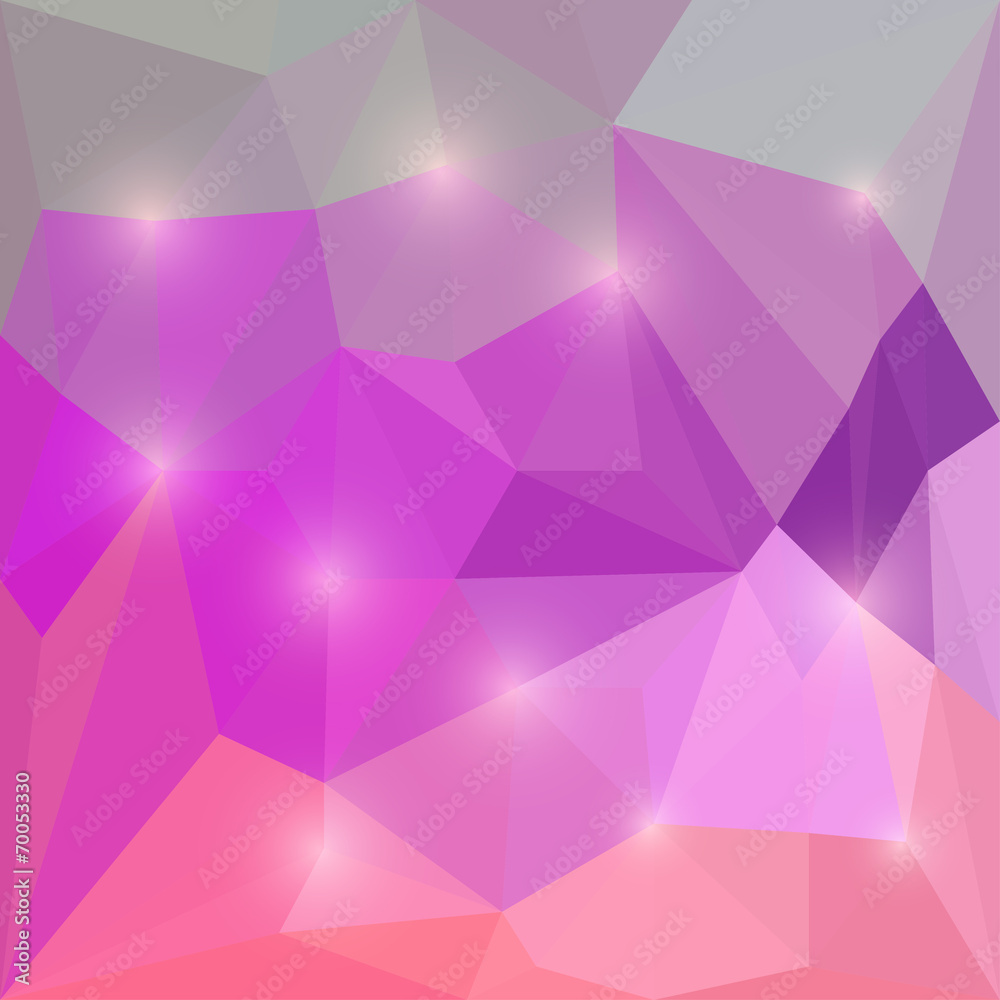Fototapeta premium Abstract vector triangular geometric background