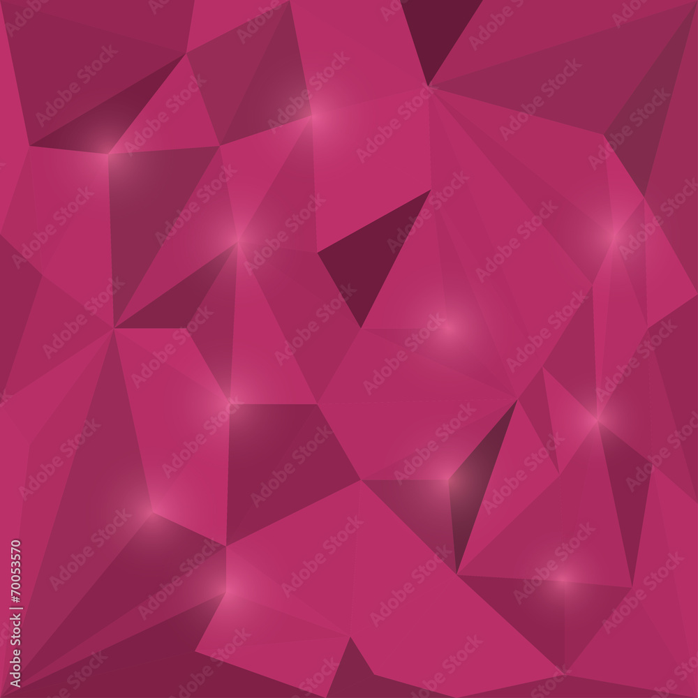 Fototapeta premium Abstract vector triangular geometric background