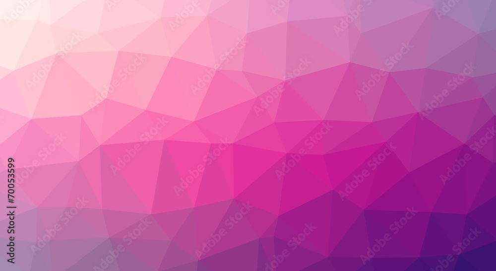 Fototapeta premium Abstract triangle geometrical green background 