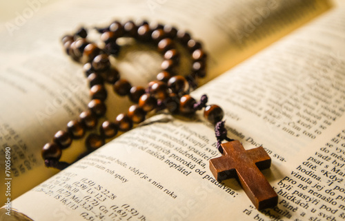 Wooden rosary