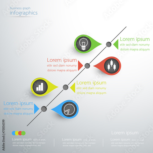 Business linear graph idea ...